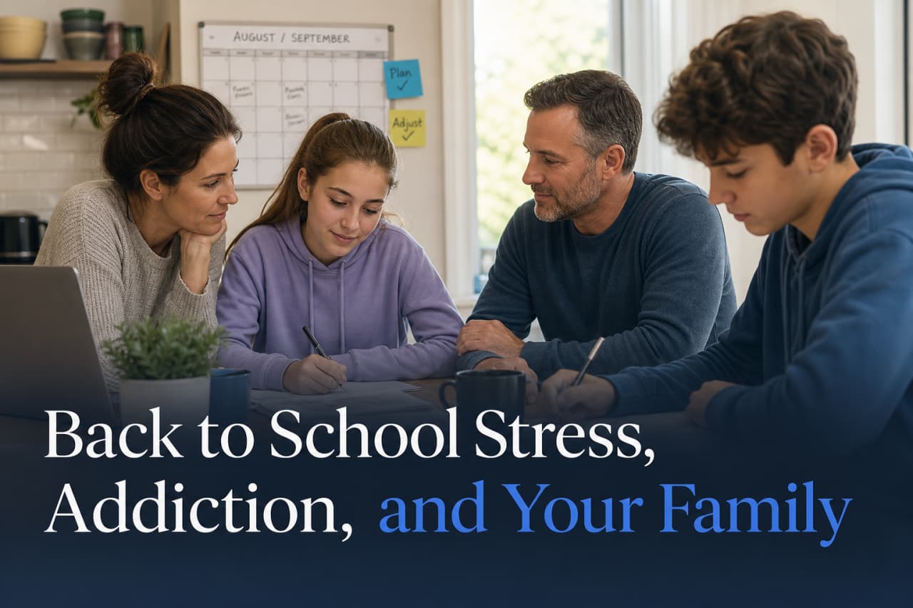 Back to School Stress, Addiction, and Your Family