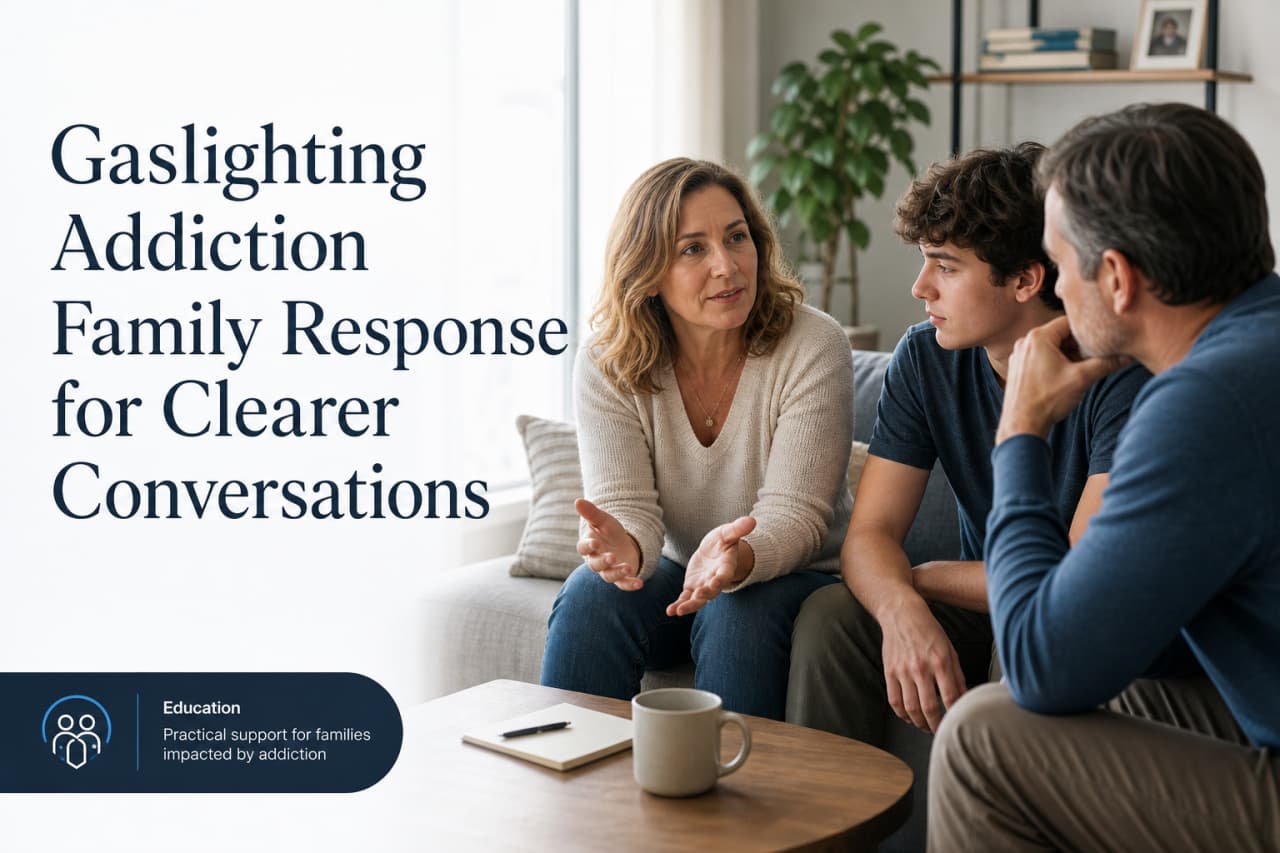 Gaslighting Addiction Family Response for Clearer Conversations